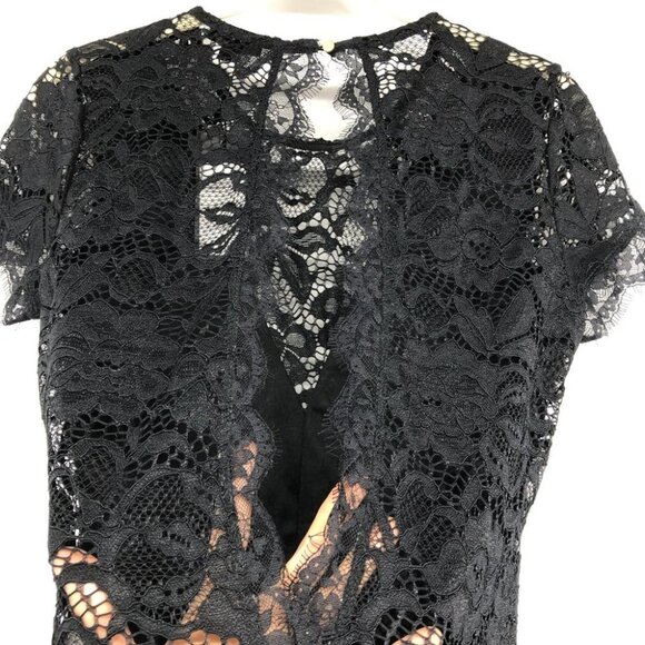NWT Dynamite Open Back Lace Bodysuit size M - Picture 13 of 16